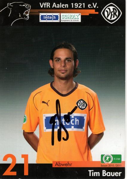 Tim Bauer - VFR Aalen (2010/11)