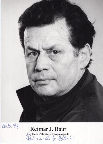 Baur (†), Reimar J.