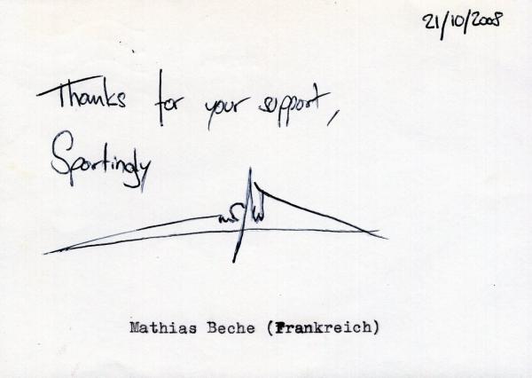 Beche (F), Mathias
