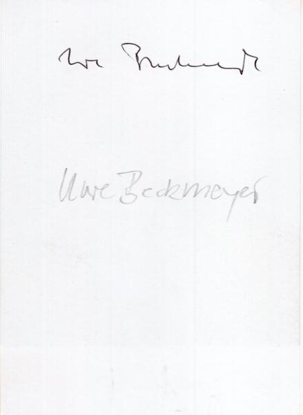 Beckmeyer, Uwe