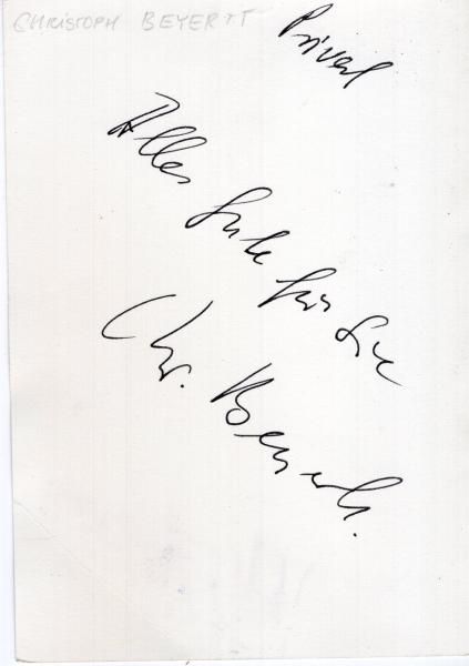 Beyertt (†), Christoph