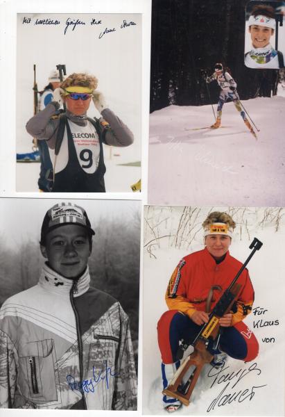 Biathlon - 6 Autogramme