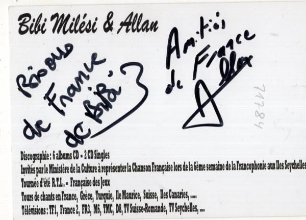Milesi, Bibi & Allan