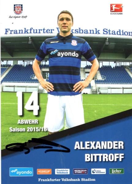 Bittroff, Alexander - FSV Frankfurt (2015/16)