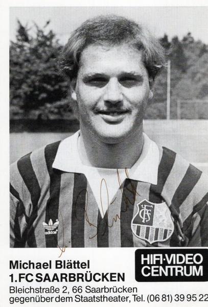 Blättel, Michael - 1.FC Saarbrücken (1983/84)