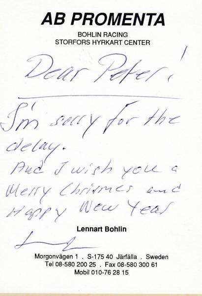Bohlin (S), Lennart