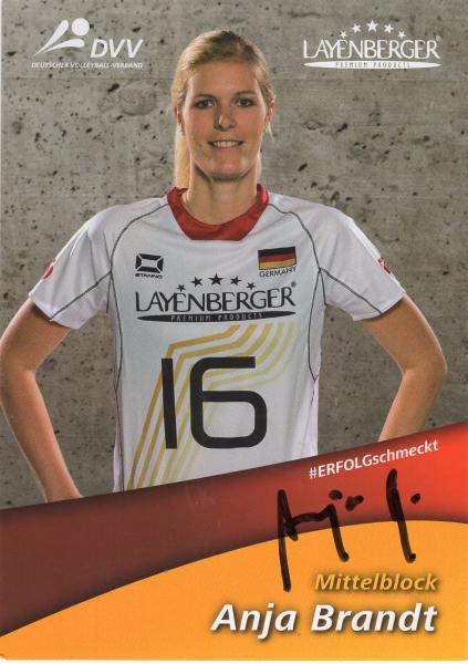 Brandt, Anja - Deutscher Volleyball Verband