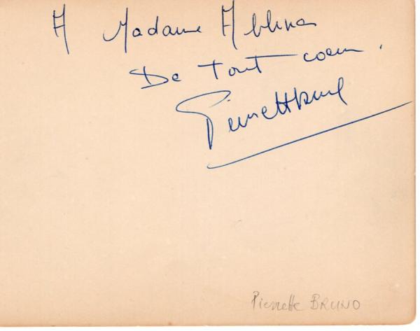 Bruno (+/F), Pierrette