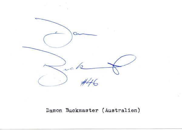 Buckmaster (AUS), Damon