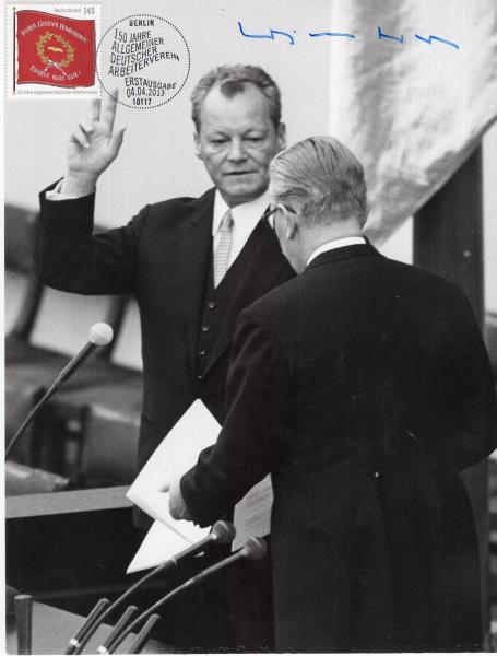 Bundeskanzler 1966 - 1982 - H.Schmidt, K.G. Kiesinger & W.Brandt