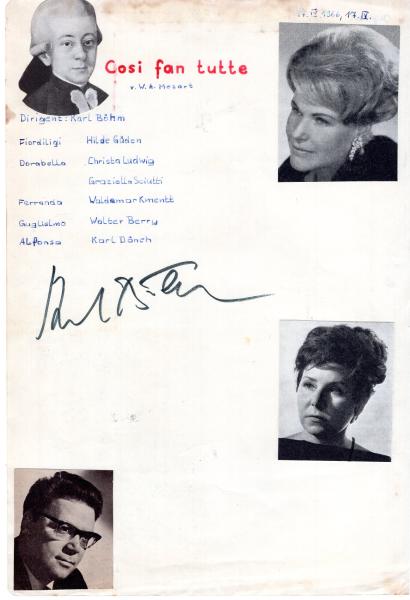 Böhm (†/A), Karl - Dirigent