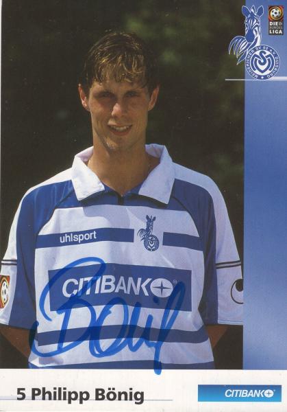 Bönig, Philipp - MSV Duisburg (2000/01)