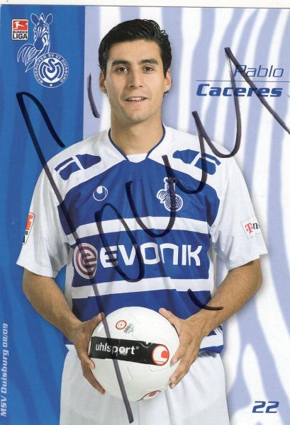 Caceres, Pablo - MSV Duisburg (2008/09)