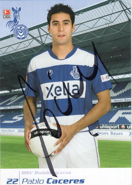 Caceres, Pablo - MSV Duisburg (2007/08)