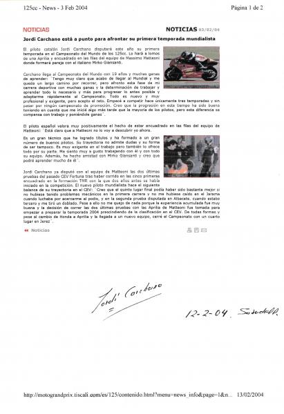 Carchano (E), Jordi