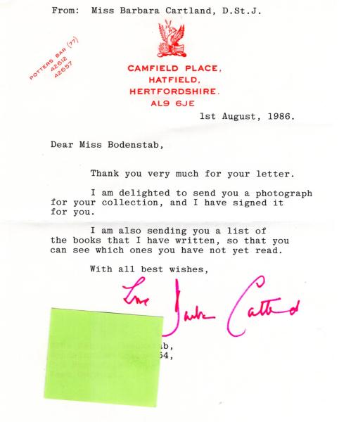 Cartland (†), Barbara