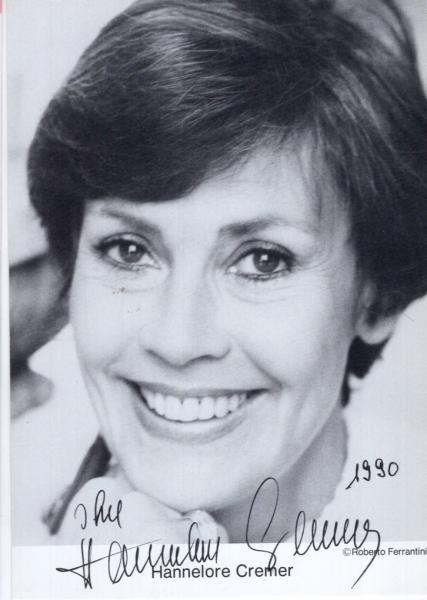 Cremer, Hannelore