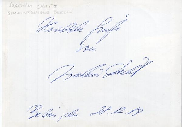 Dalitz, Joachim - Organist