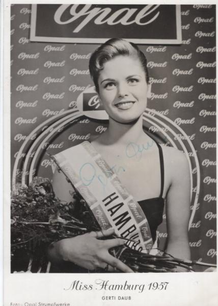Daub, Gerti - Miss Germany 1957