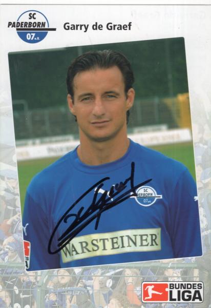 de Graef, Garry - SC Paderborn (2007/08)