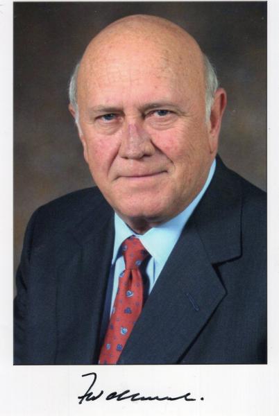 de Klerk, Willem - ehem. Premierminister von Südafrika
