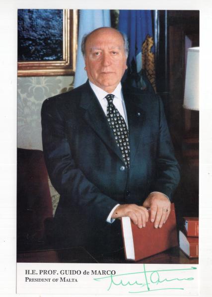 de Marco, Prof. Guido - ehem. Präsident von Malta