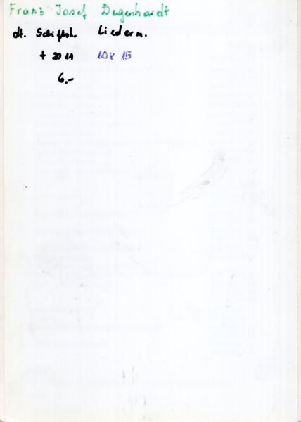 Degenhard (†), Franz Josef