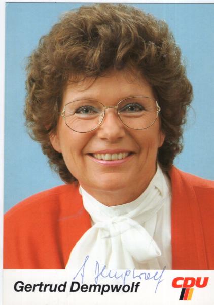 Dempwolf, Gertrud