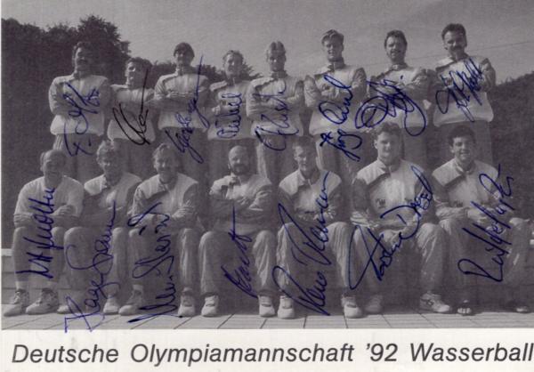 Deutsche Olympiamannschaft 1992 Wasserball