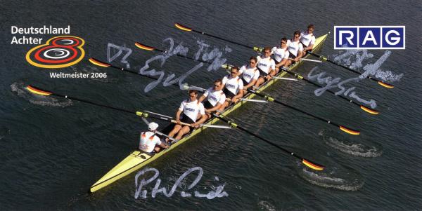 Deutschland Achter WM 2006- 5 Autogramme