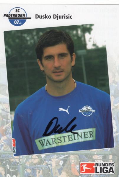 Djurisic, Dusko - SC Paderborn (2007/08)