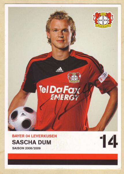 Dum, Sascha - Bayer Leverkusen (2008/09)