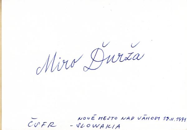 Durza (†), Miro - tschechischer Karikaturist