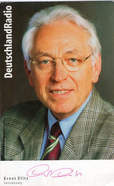 Elitz, Ernst - Deutschland Radio Intendant
