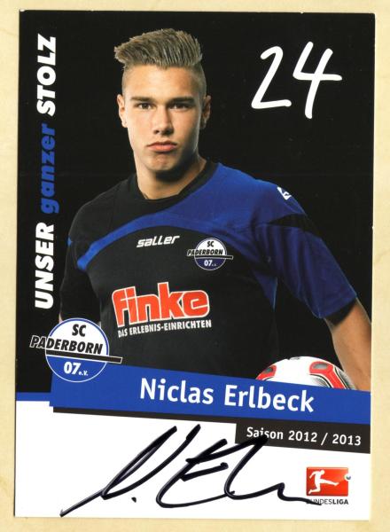 Erlbeck, Niclas - SC Paderborn (2012/13)