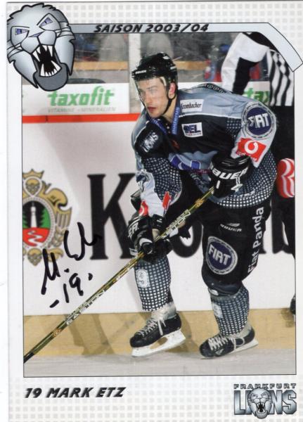 Etz, Mark - Frankfurt Lions (2003/04)