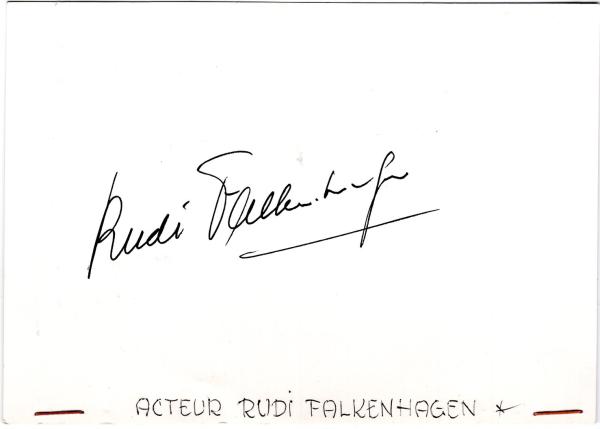 Falkenhagen (†/NL), Rudi