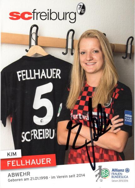 Fellhauer, Kim - SC Freiburg (2015/16)