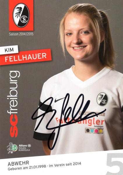 Fellhauer, Kim - SC Freiburg (2014/15)