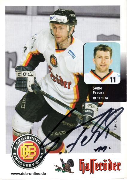 Felski, Sven - DEB Nationalmannschaft