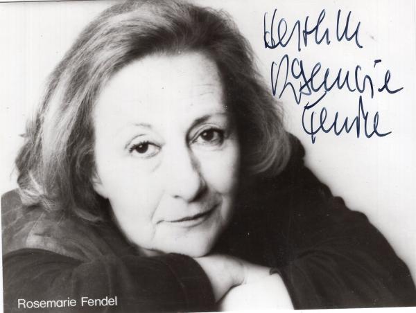 Fendel (†), Rosemarie