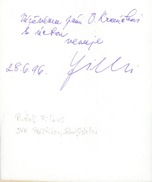 Filkus + (SK),  Rudolf