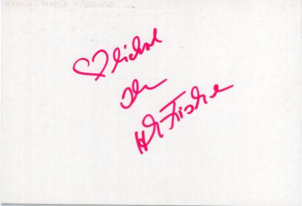 Fischer, Hanna Maria