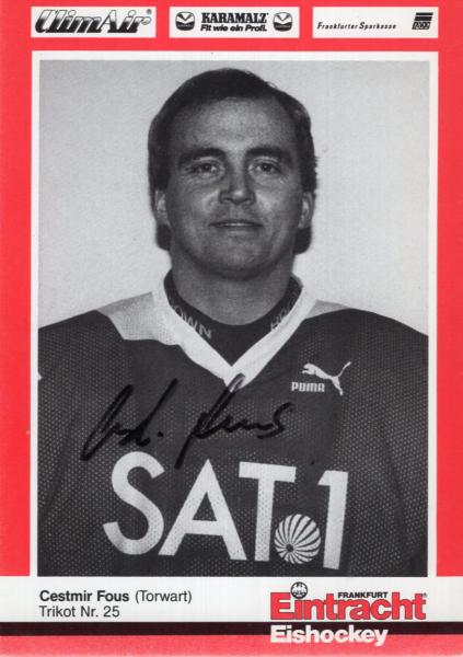 Fous, Cestmir - Eintracht Frankfurt Eishockey (1990/91)