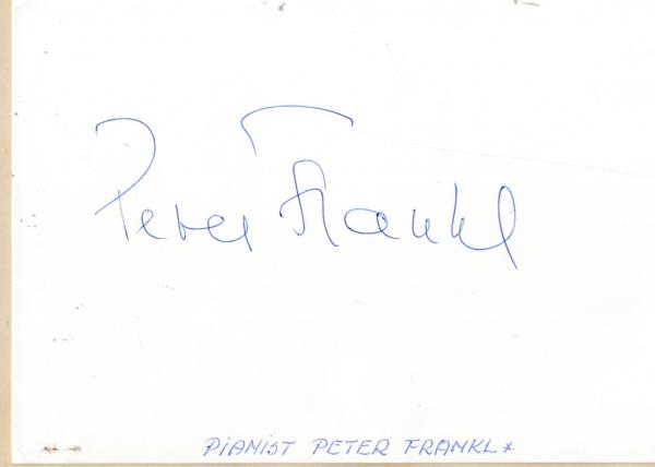 Frankl (GB), Peter - Pianist