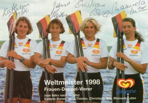 Frauen Doppelvierer - Weltmeister 1998