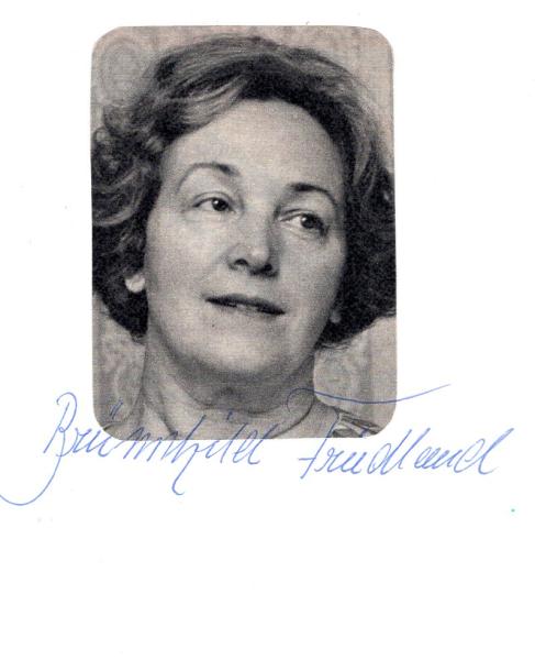Friedland (†), Brünnhild - Sopranistin