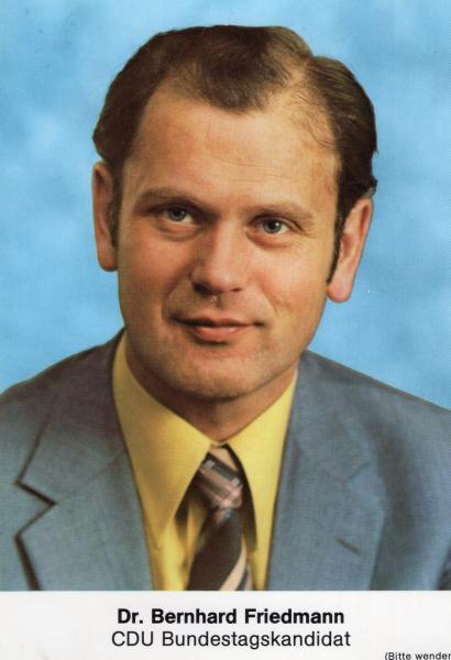 Friedmann, Dr. Bernhard