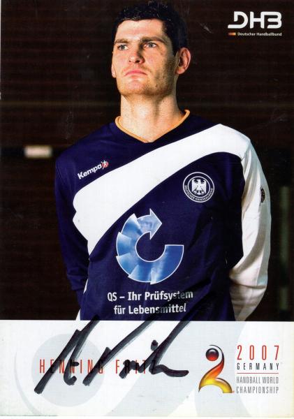 Fritz, Henning - Nationaltrikot - Weltmeister 2007