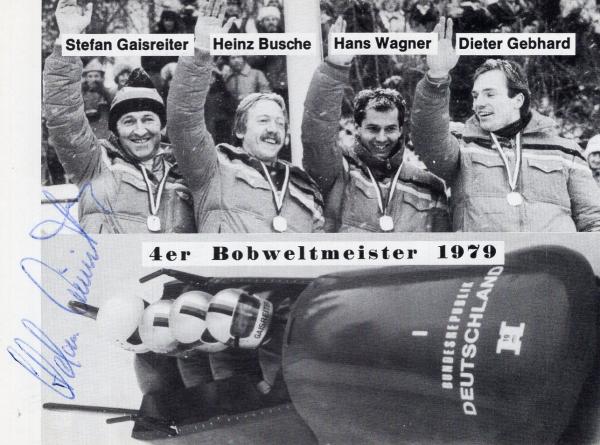 Gaisraiter, Stefan - Vierer Bobweltmeister 1979